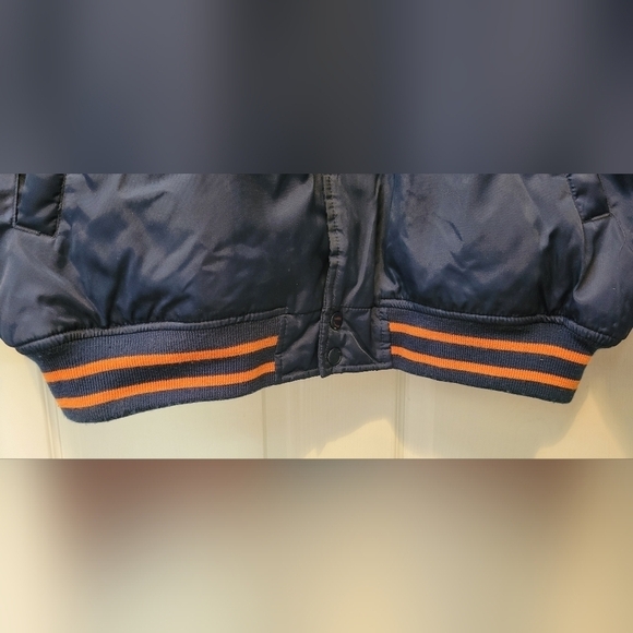 Vintage Denver Broncos Game Day NFL Varsity Bomber Jacket Large Quilted Satin - Picture 5 of 13